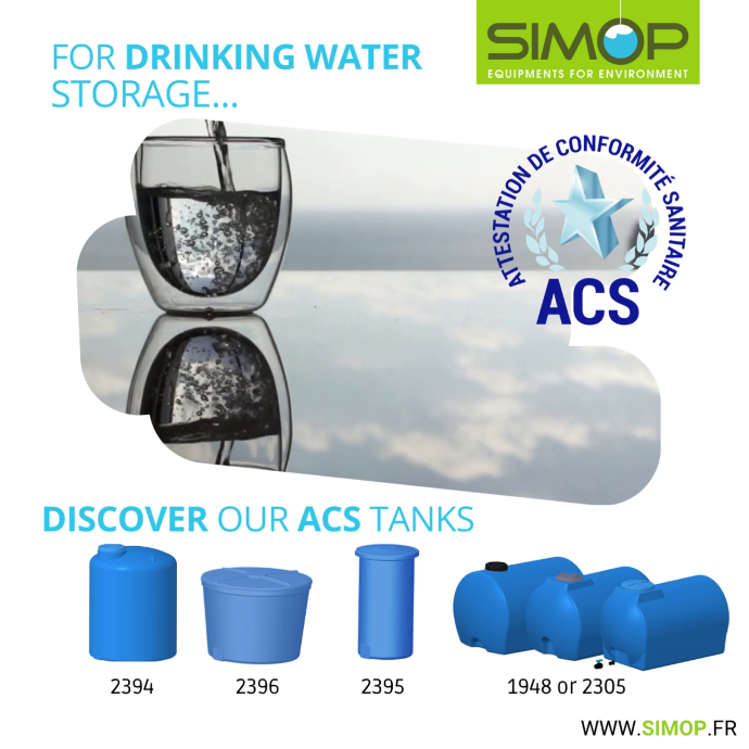 drinking water tank SIMOP ACS