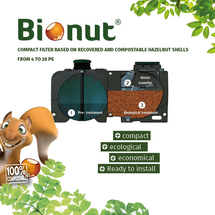 Bionut ecological compact filter