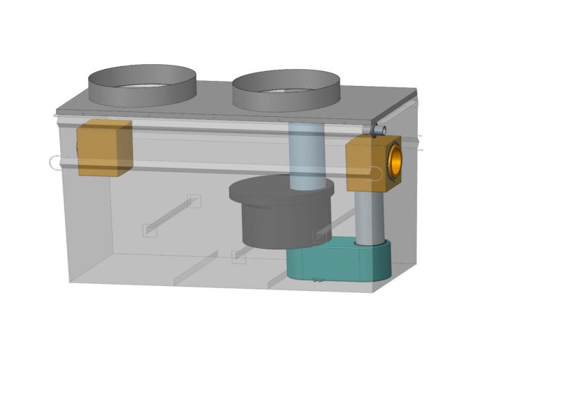 [4798] CE steel hydrocarbon separators 5 mg/L, 1.5 to 50L/s, V100 sludge trap - Main image