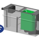 [4731] Hydrocarbon separator NF steel 5mg/L, 1.5 to 6 L/s, V100 silt storage, top: unenclosed - Main image