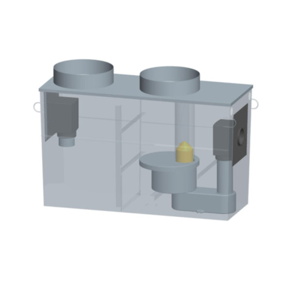 [4808] CE ACIER 5 mg/l hydrocarbon separators with V300 sludge trap and circular primers - Image 3