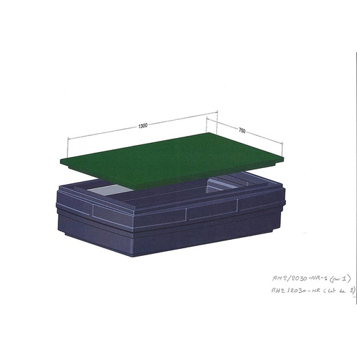 RH BIOXY NON REGL. DE 300 mm (1 PCE)